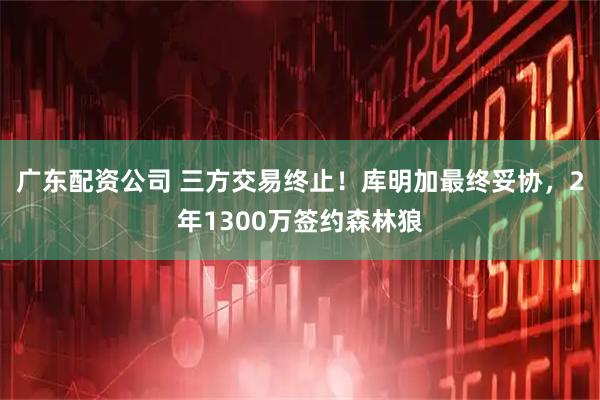 广东配资公司 三方交易终止！库明加最终妥协，2年1300万签约森林狼